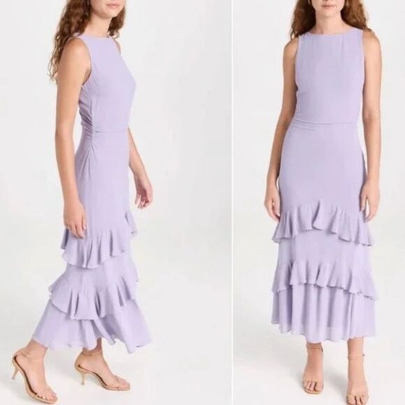 Reformation Magnus Maxi Dress in color Aura - Picture 8 of 8